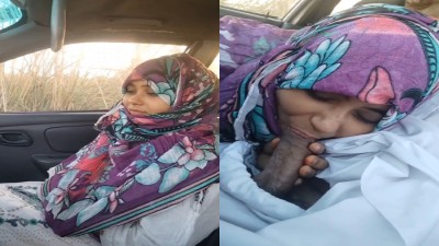 Young Muslim Girl Blowjob On The Car Video